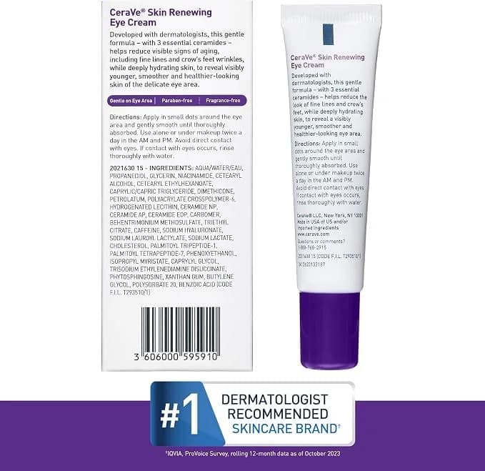 Skin Renewing Peptide Eye Cream, 14 g, CeraVe