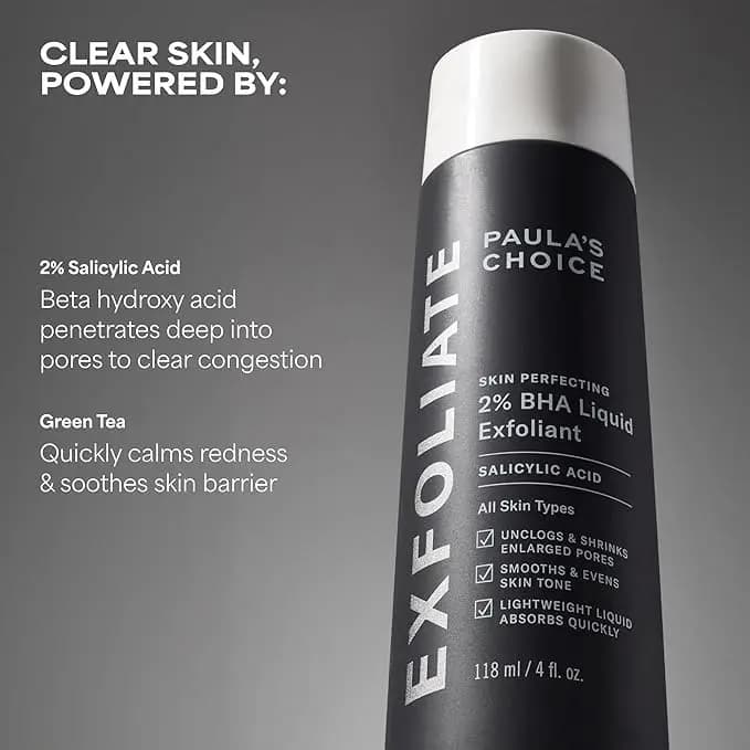 Skin Perfecting 2% BHA Liquid Exfoliant, 118 ml, Paula's Choice