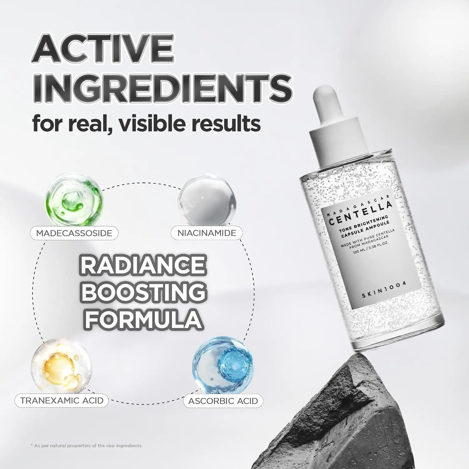 Madagascar Centella Tone Brightening Capsule Ampoule, 100 ml, SKIN1004